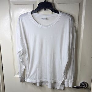 Abound Crisp White Long Sleeve Top